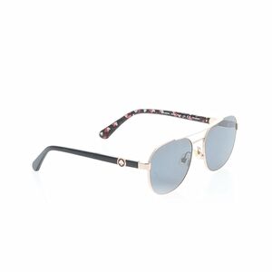 Kate Spade Black and Gold Aviator Sunglasses